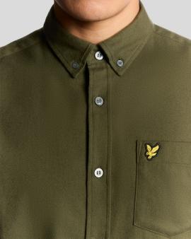 Afbeelding voor product Hemd van het merk Lyle & Scott in het Kaki