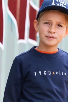 Afbeelding voor product Sweater van het merk Tygo & Vito in het Marine