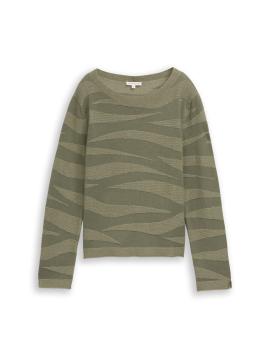 Afbeelding voor product Pull van het merk Tom Tailor in het Groen