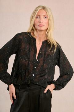 Afbeelding voor product Bloes van het merk Molly Bracken in het Zwart