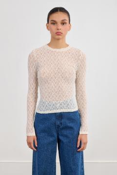 Afbeelding voor product T-shirt van het merk Molly Bracken in het Ecru