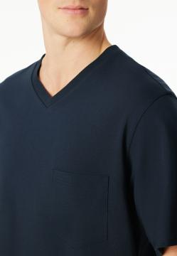 Afbeelding voor product Pyjama van het merk Schiesser in het Blauw