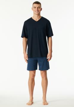 Afbeelding voor product Pyjama van het merk Schiesser in het Blauw