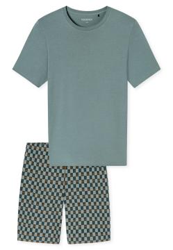 Afbeelding voor product Pyjama van het merk Schiesser in het Groen