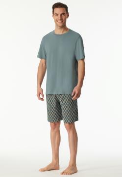 Afbeelding voor product Pyjama van het merk Schiesser in het Groen