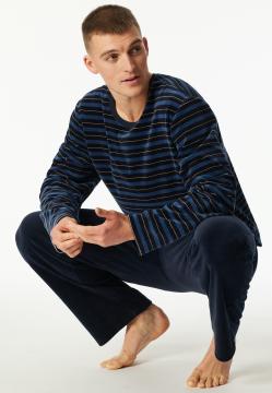 Afbeelding voor product Pyjama van het merk Schiesser in het Blauw
