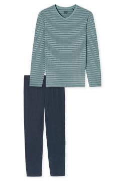 Afbeelding voor product Pyjama van het merk Schiesser in het Groen