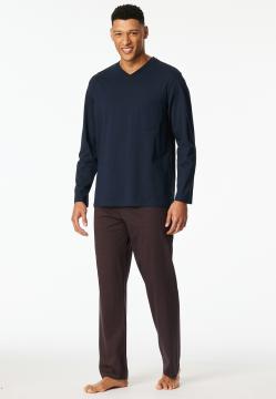 Afbeelding voor product Pyjama van het merk Schiesser in het Bordeaux