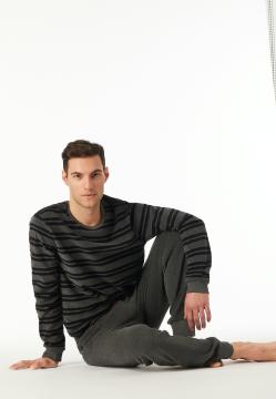 Afbeelding voor product Pyjama van het merk Schiesser in het Grijs