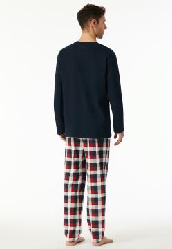 Afbeelding voor product Pyjama van het merk Schiesser in het Blauw