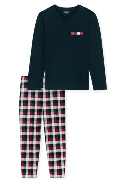 Afbeelding voor product Pyjama van het merk Schiesser in het Blauw