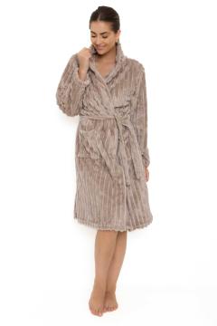 Afbeelding voor product Badjas van het merk Outfitter in het Beige