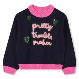 Afbeelding voor product Pull van het merk Billieblush in het Marine