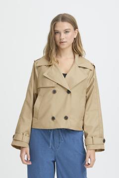 Afbeelding voor product Vest van het merk Ichi in het Beige