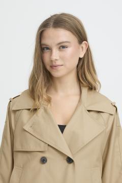 Afbeelding voor product Vest van het merk Ichi in het Beige