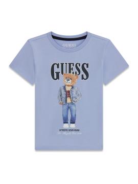 Afbeelding voor product T-shirt van het merk Guess in het Blauw