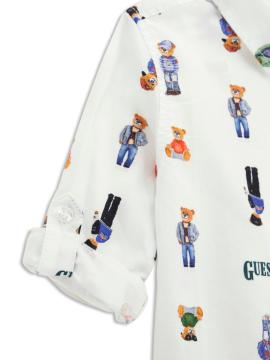 Afbeelding voor product Hemd van het merk Guess in het Wit