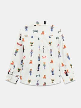 Afbeelding voor product Hemd van het merk Guess in het Wit