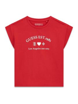 Afbeelding voor product T-shirt van het merk Guess in het Rood