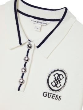 Afbeelding voor product Polo van het merk Guess in het Wit