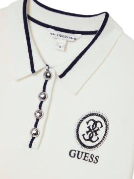 Afbeelding voor product Polo van het merk Guess in het Wit