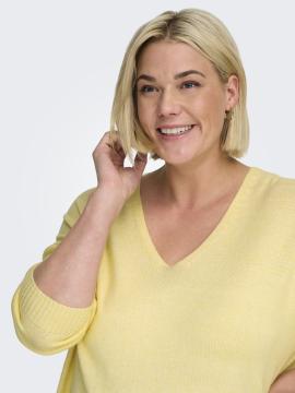 Afbeelding voor product Pull van het merk Only Carmakoma in het Geel