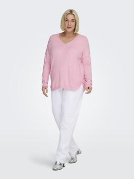 Afbeelding voor product Pull van het merk Only Carmakoma in het Roze