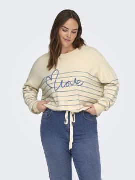 Afbeelding voor product Pull van het merk Only Carmakoma in het Beige