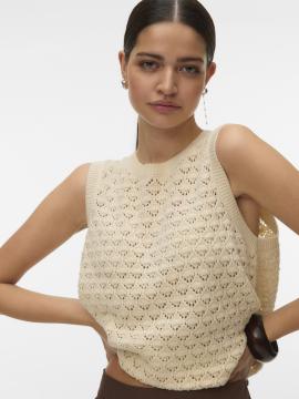 Afbeelding voor product Top van het merk Vero Moda in het Beige