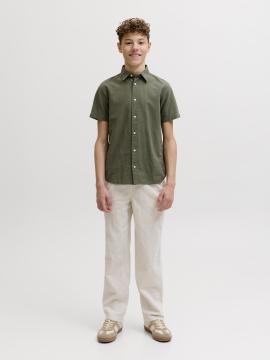 Afbeelding voor product Hemd van het merk Jack & Jones Junior in het Kaki