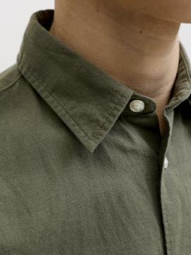 Afbeelding voor product Hemd van het merk Jack & Jones Junior in het Kaki