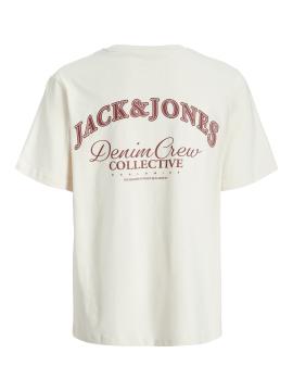 Afbeelding voor product T-shirt van het merk Jack & Jones Junior in het Ecru