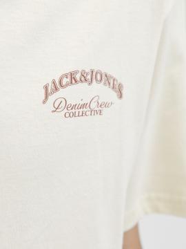 Afbeelding voor product T-shirt van het merk Jack & Jones Junior in het Ecru