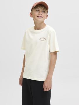 Afbeelding voor product T-shirt van het merk Jack & Jones Junior in het Ecru