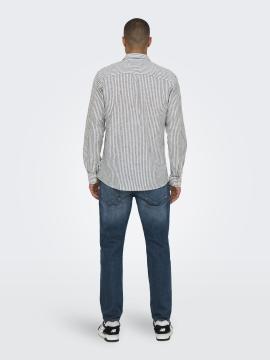 Afbeelding voor product Hemd van het merk Only & Sons in het Marine