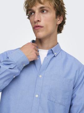Afbeelding voor product Hemd van het merk Only & Sons in het Blauw