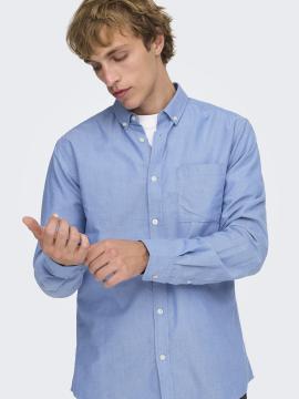 Afbeelding voor product Hemd van het merk Only & Sons in het Blauw