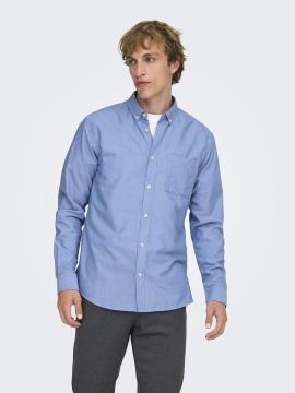 Afbeelding voor product Hemd van het merk Only & Sons in het Blauw