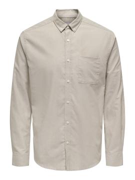Afbeelding voor product Hemd van het merk Only & Sons in het Beige