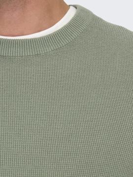 Afbeelding voor product Pull van het merk Only & Sons in het Groen