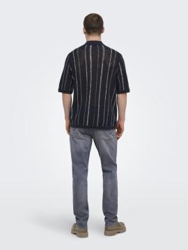 Afbeelding voor product Polo van het merk Only & Sons in het Marine