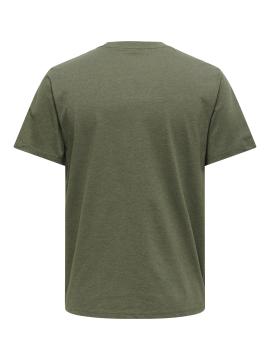 Afbeelding voor product T-shirt van het merk Only & Sons in het Groen
