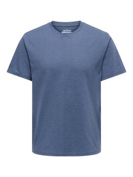 Afbeelding voor product T-shirt van het merk Only & Sons in het Blauw