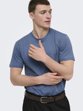 Afbeelding voor product T-shirt van het merk Only & Sons in het Blauw