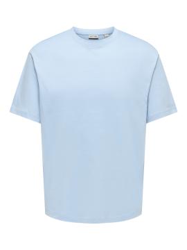 Afbeelding voor product T-shirt van het merk Only & Sons in het Blauw