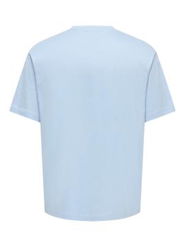 Afbeelding voor product T-shirt van het merk Only & Sons in het Blauw