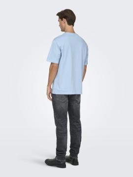 Afbeelding voor product T-shirt van het merk Only & Sons in het Blauw