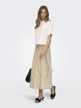 Afbeelding voor product Bloes van het merk Only in het Beige