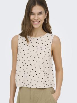 Afbeelding voor product Top van het merk Only in het Beige