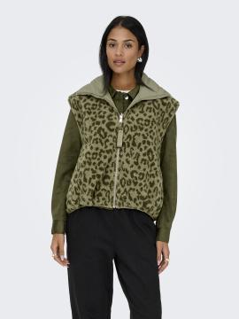 Afbeelding voor product Bodywarmer van het merk Only in het Kaki